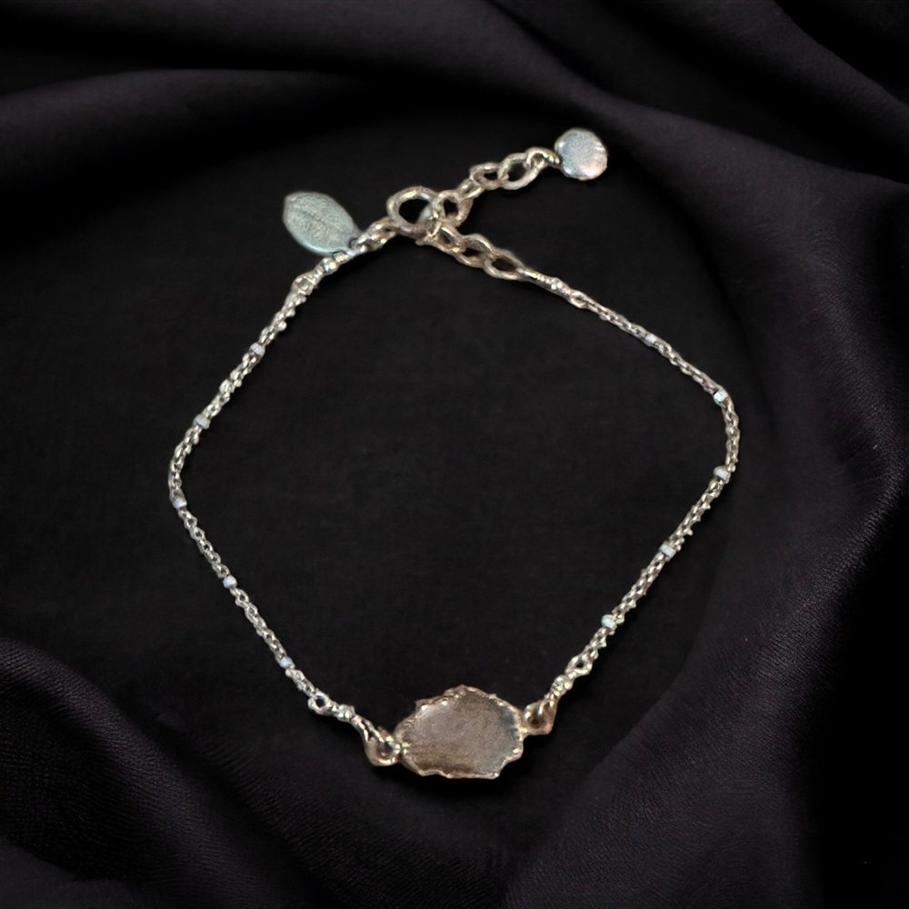 Athena Designs clear quartz dainty bracelet